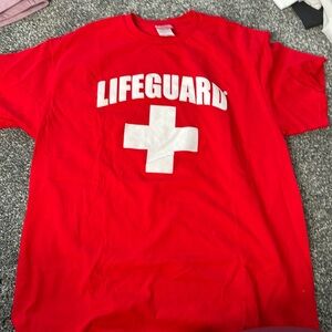 Large men’s lifeguard tshirt!